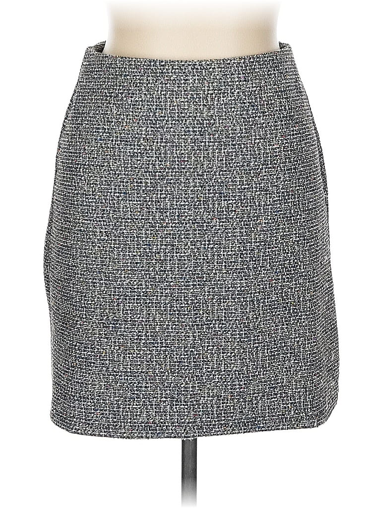 Pre-owned M&s Collection Formal Skirt In Gray