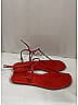 Prada 100% Leather Red Sandals Size EU 37 - photo 11