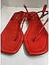 Prada 100% Leather Red Sandals Size EU 37 - photo 3