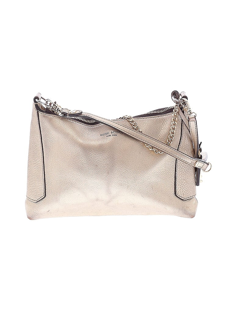 Henri Bendel Metallic Silver Gold Crossbody Bag One size - photo 1