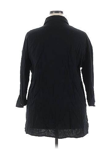 Zeagoo 3/4 Sleeve Button-Down Shirt (view 2)