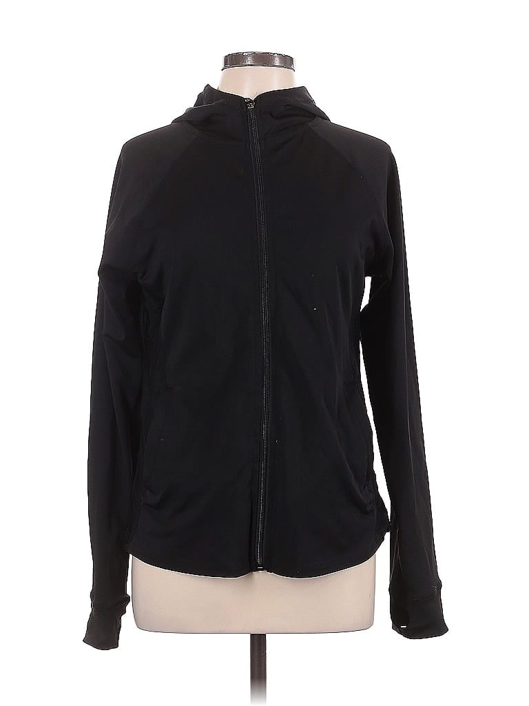 Athletex Black Zip Up Hoodie Size L - photo 1