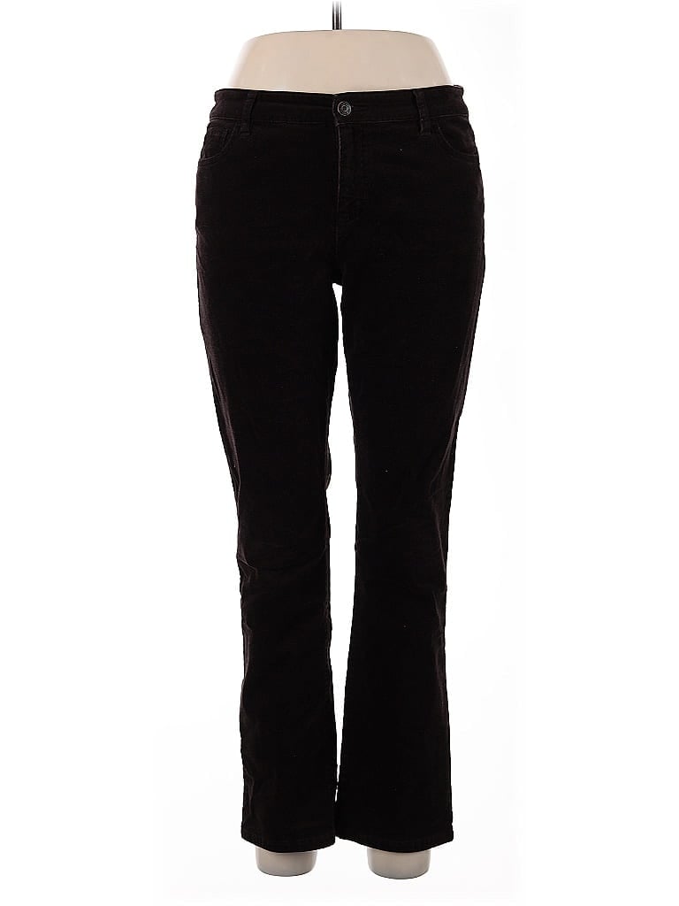 Pre-owned Chaps Casual Pants In Black