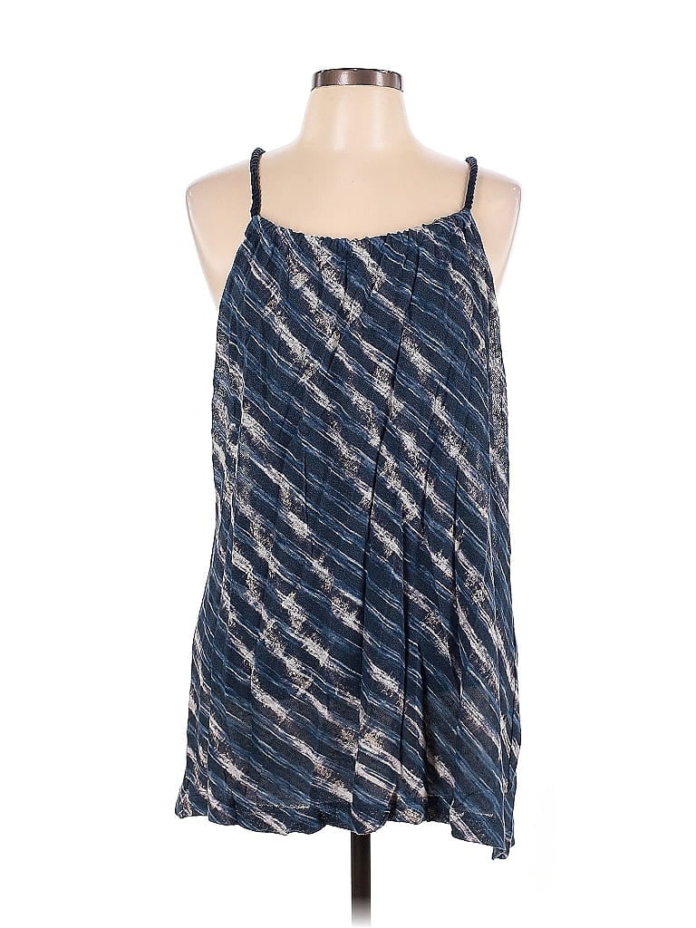 Pre-owned Worth Tank Top Blue Halter Neckline Tops