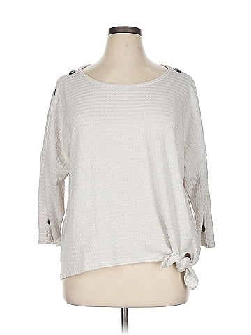 New York Laundry 3/4 Sleeve Top (view 1)