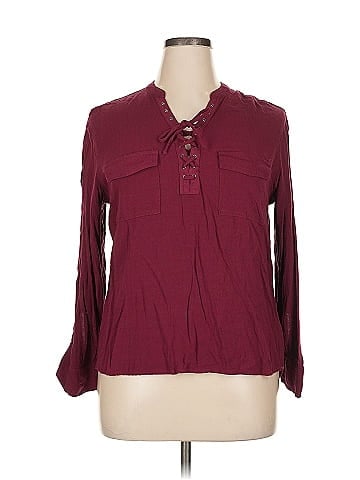 Rock & Republic Long Sleeve Blouse (view 1)