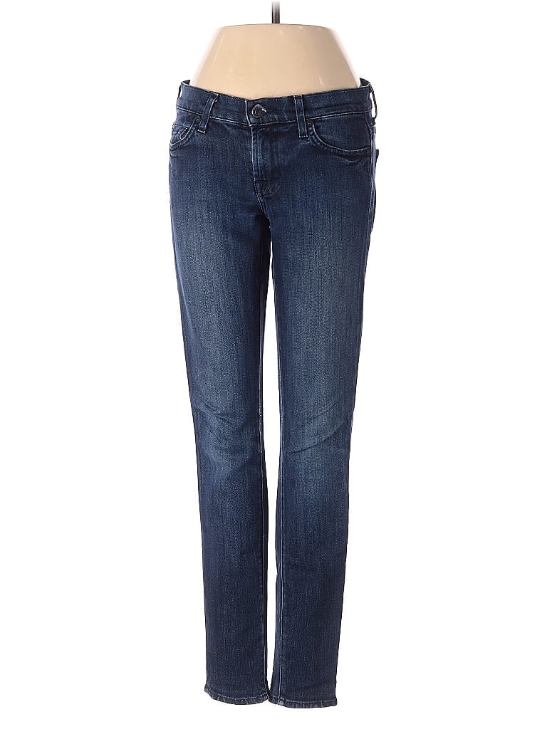 Pre-owned 7 For All Mankind Jeans In Blue