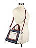 Madison West 100% Polyurethane Color Block Blue Satchel One size - photo 2