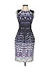 Karen Millen Graphic Purple Cocktail Dress Size 10 - photo 1