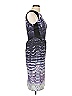Karen Millen Graphic Purple Cocktail Dress Size 10 - photo 4