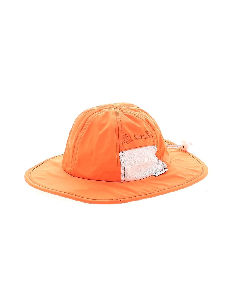 Pre-owned Assorted Brands Babies' Sun Hat In Orange