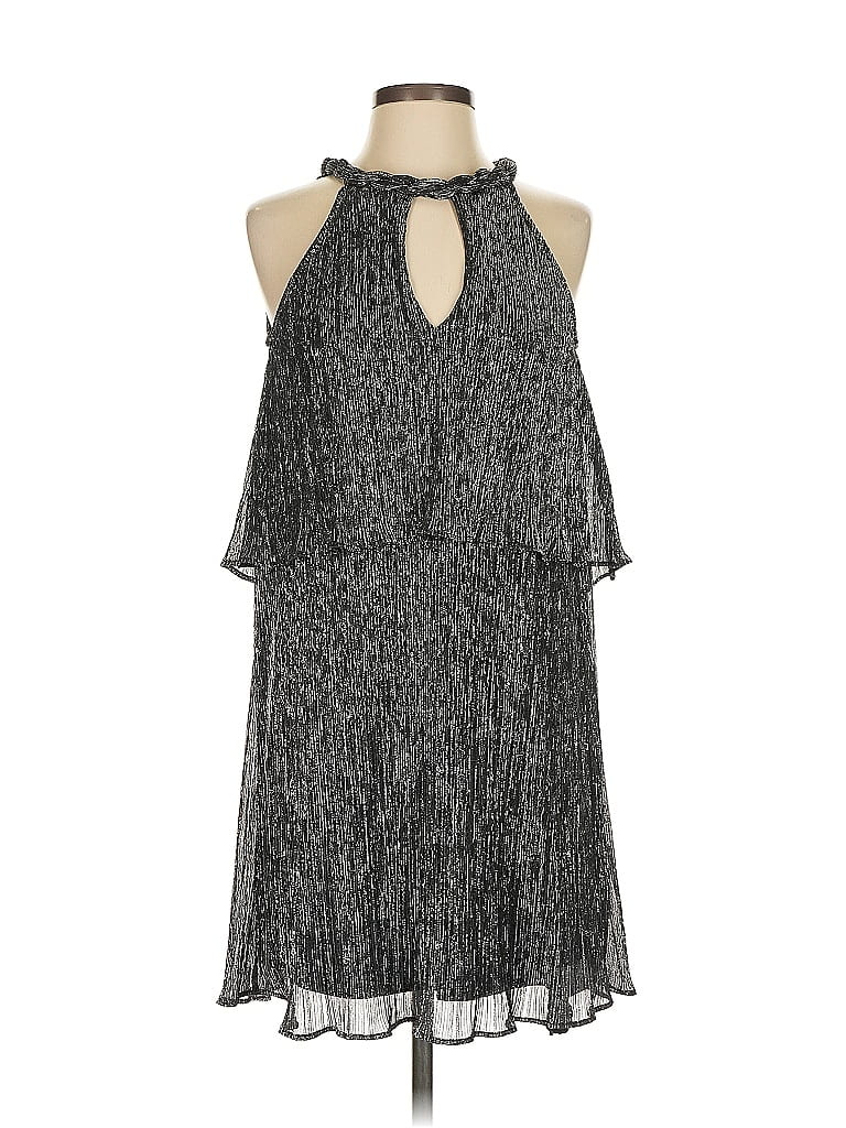 Pre-owned Ella Moss Cocktail Dress In Silver