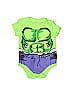 Marvel Graphic Green Short Sleeve Onesie Size 0-3 mo - photo 1