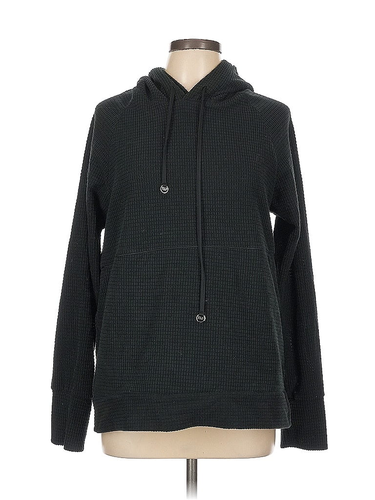 Pre-owned Track & Field Pullover Hoodie In Black