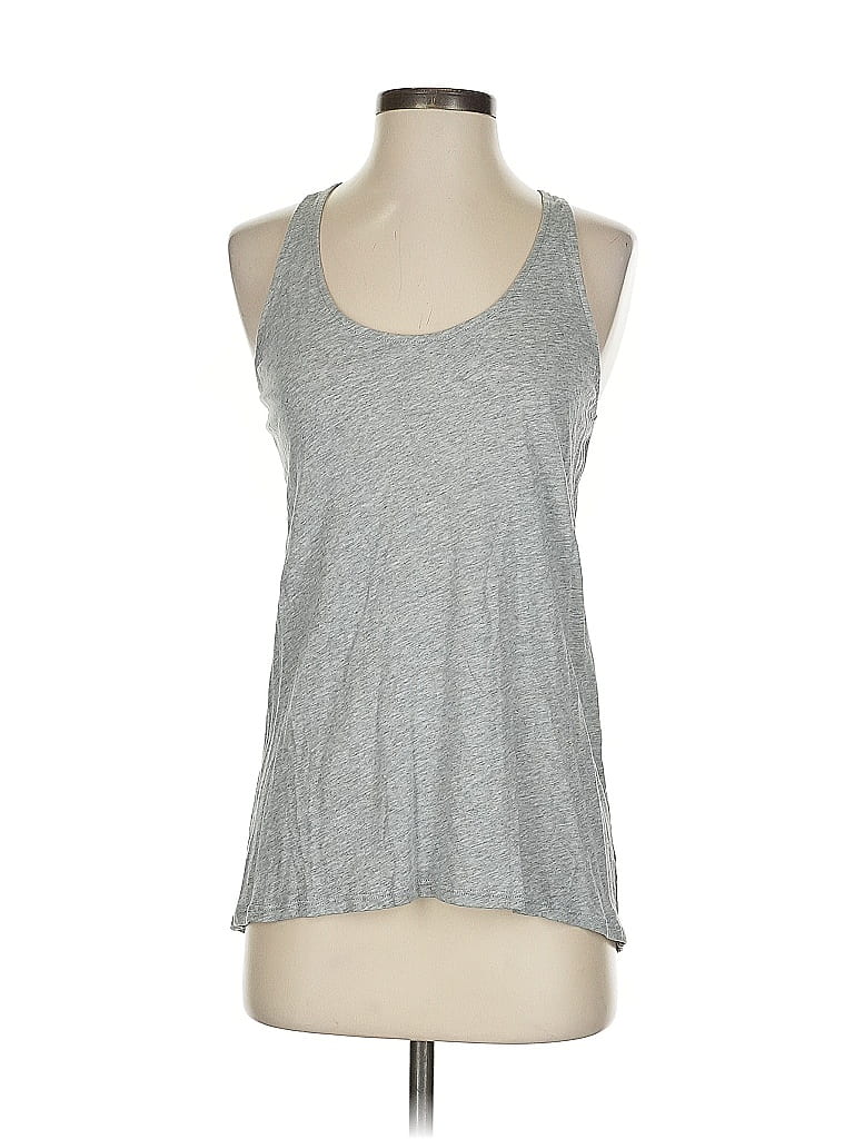 Click to view more detailed imagery on our partner's website Pre-owned Michael Stars Tank Top Gray Halter Neckline Tops