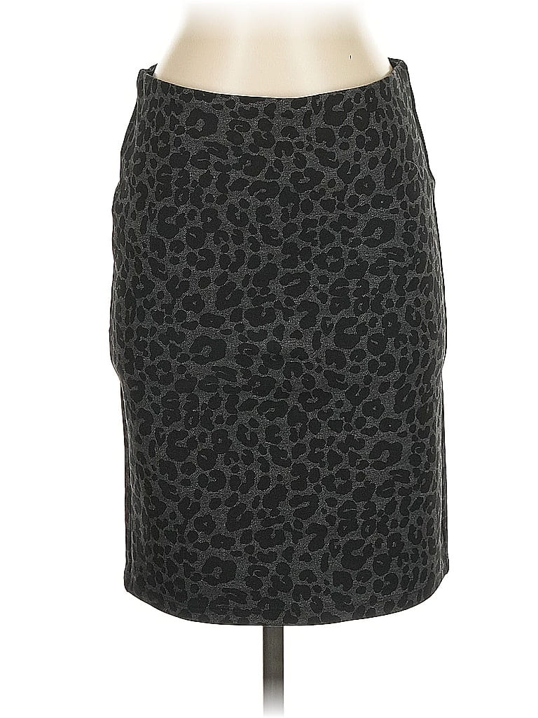 Pre-owned Ann Taylor Loft Casual Skirt In Gray