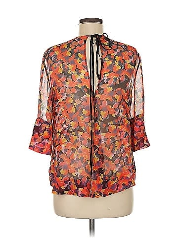 Chris Benz 3/4 Sleeve Silk Top (view 2)