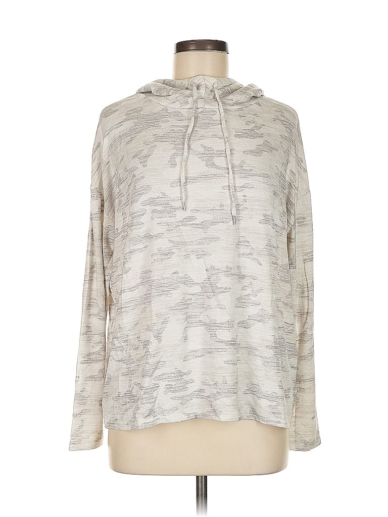 Pre-owned Gap Pullover Hoodie In Silver