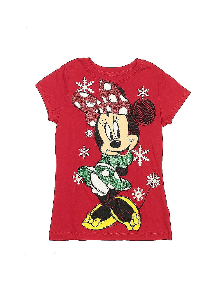 Disney Red Short Sleeve T-Shirt Size 5 (big kids) - photo 1