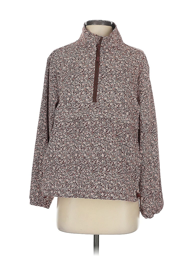 Member's Mark Brown Long Sleeve Blouse Size S - photo 1