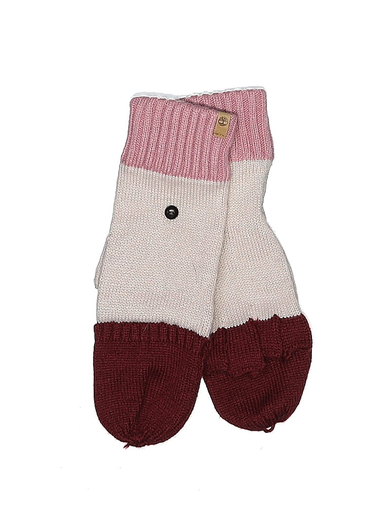Timberland 100% Acrylic Burgundy Pink Gloves One size - photo 1