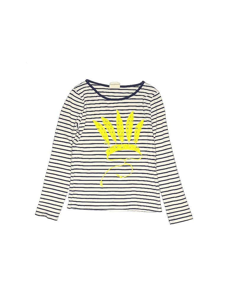 Mini Boden 100% Cotton Yellow Long Sleeve T-Shirt Size 7 (big kids) - photo 1