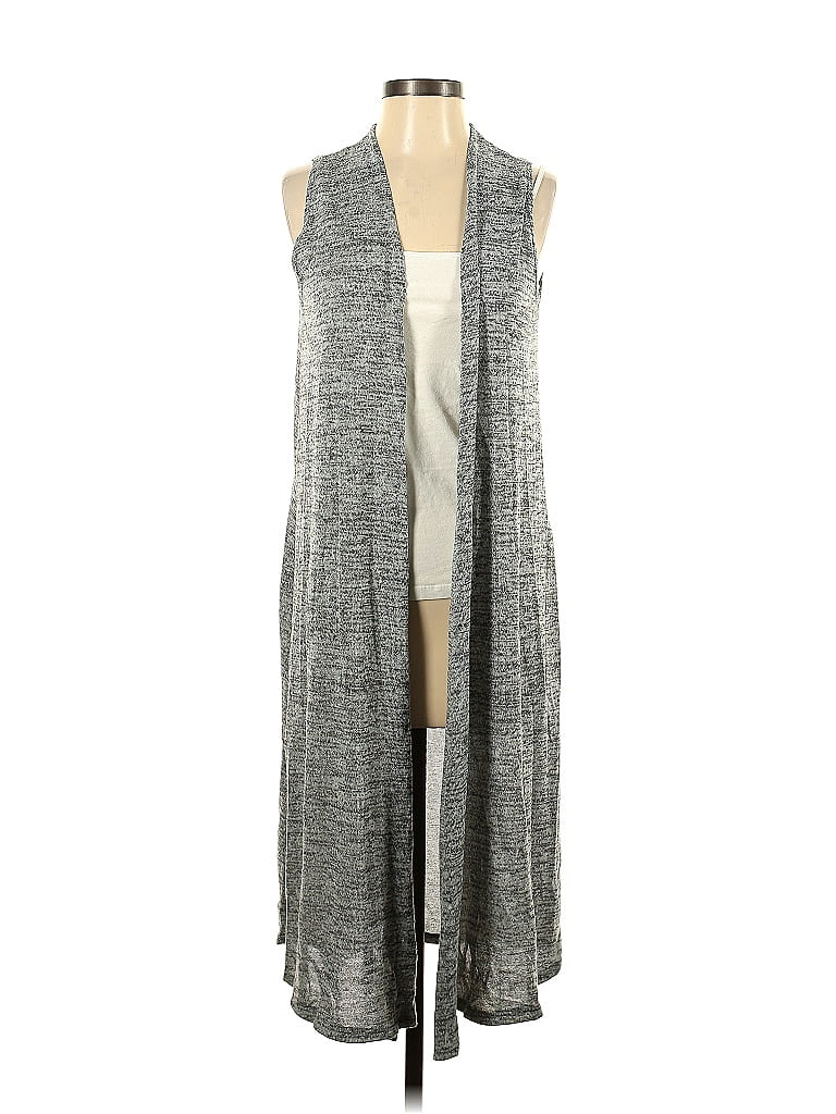 Pre-owned Lularoe Cardigan Sweater In Gray