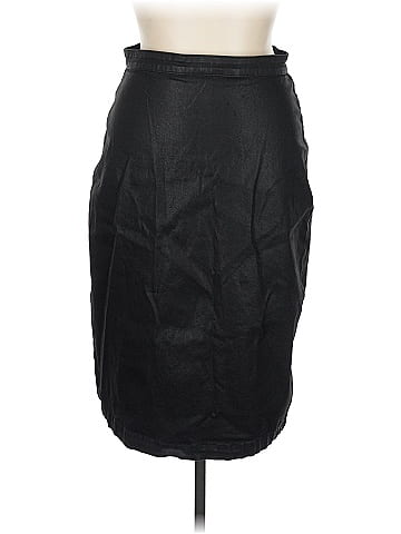 Jen 7 Faux Leather Skirt (view 1)