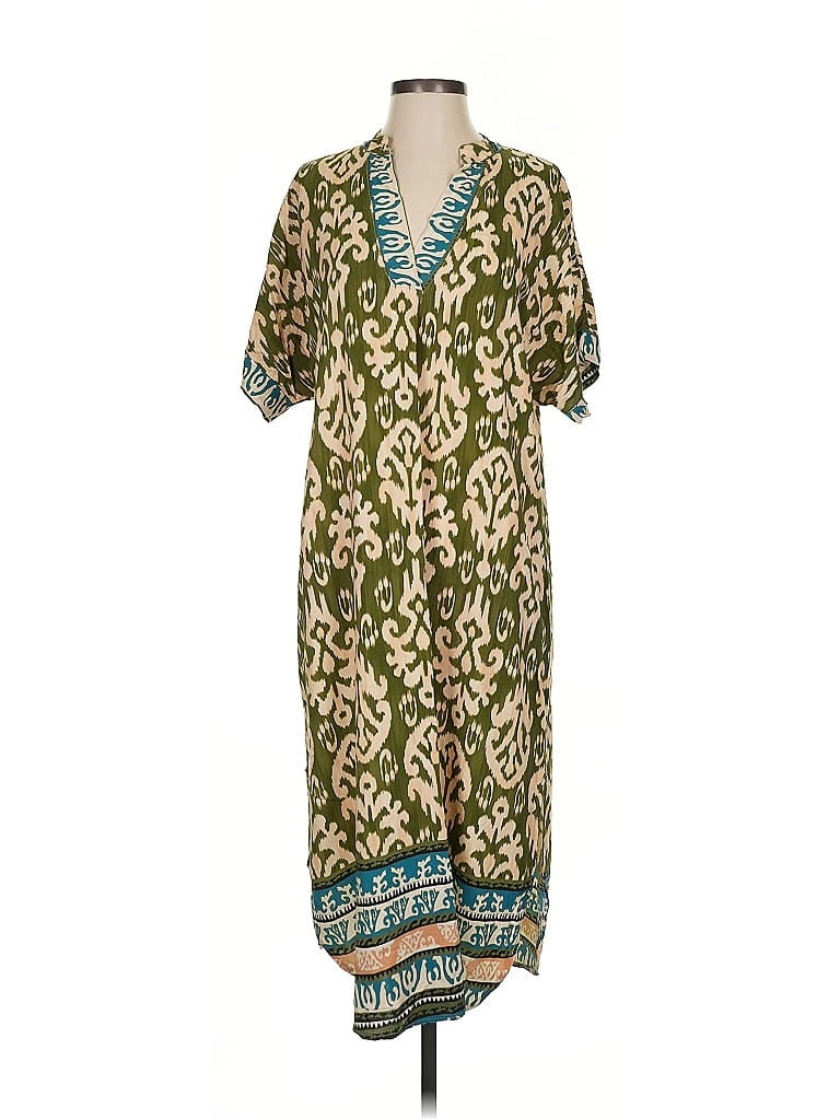 Pre-owned Assorted Brands Casual Dress In Green