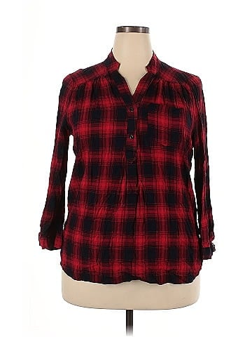 Fervour 3/4 Sleeve Button-Down Shirt (view 1)