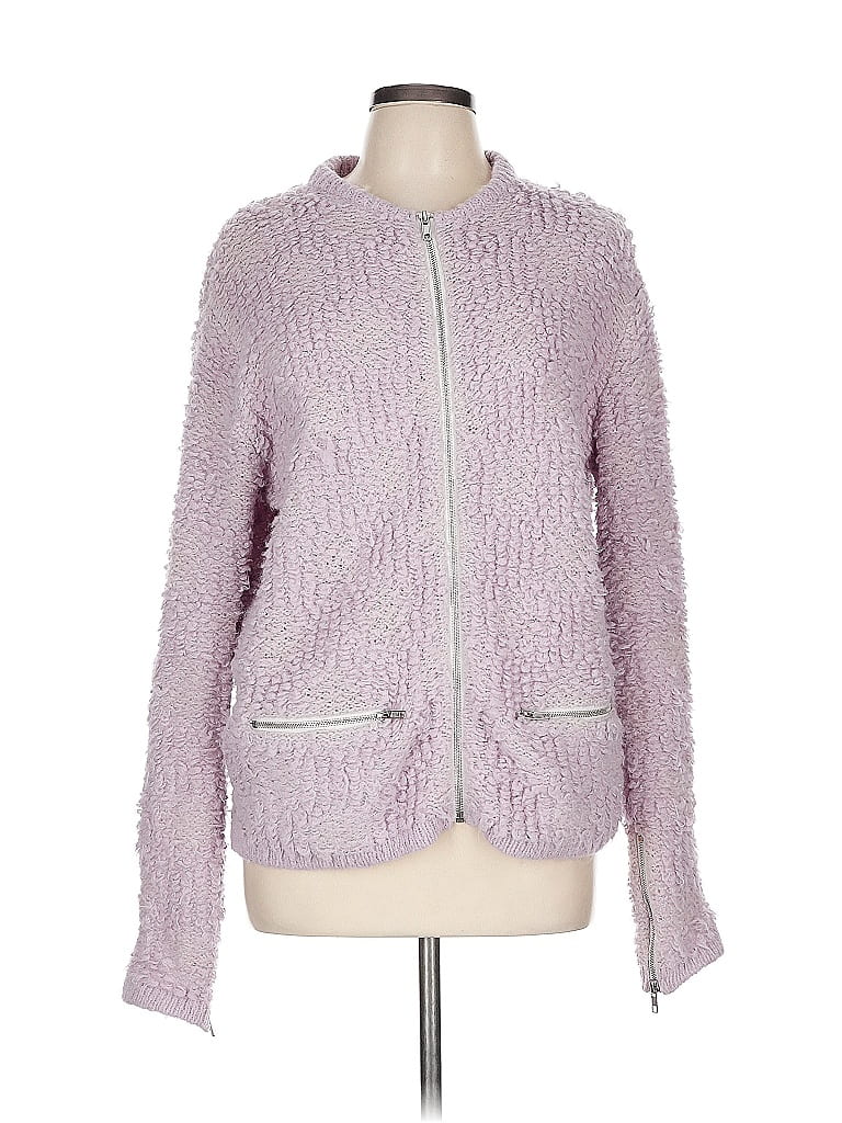 A.L.C. Purple Wool Coat Size L - photo 1