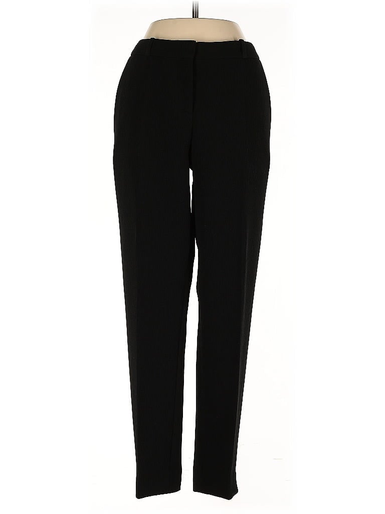 BOSS by HUGO BOSS 100% Baumwolle Solid Black Dress Pants Size 4 - photo 1
