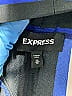 Express 100% Polyester Stripes Blue Casual Skirt Size XS - photo 4