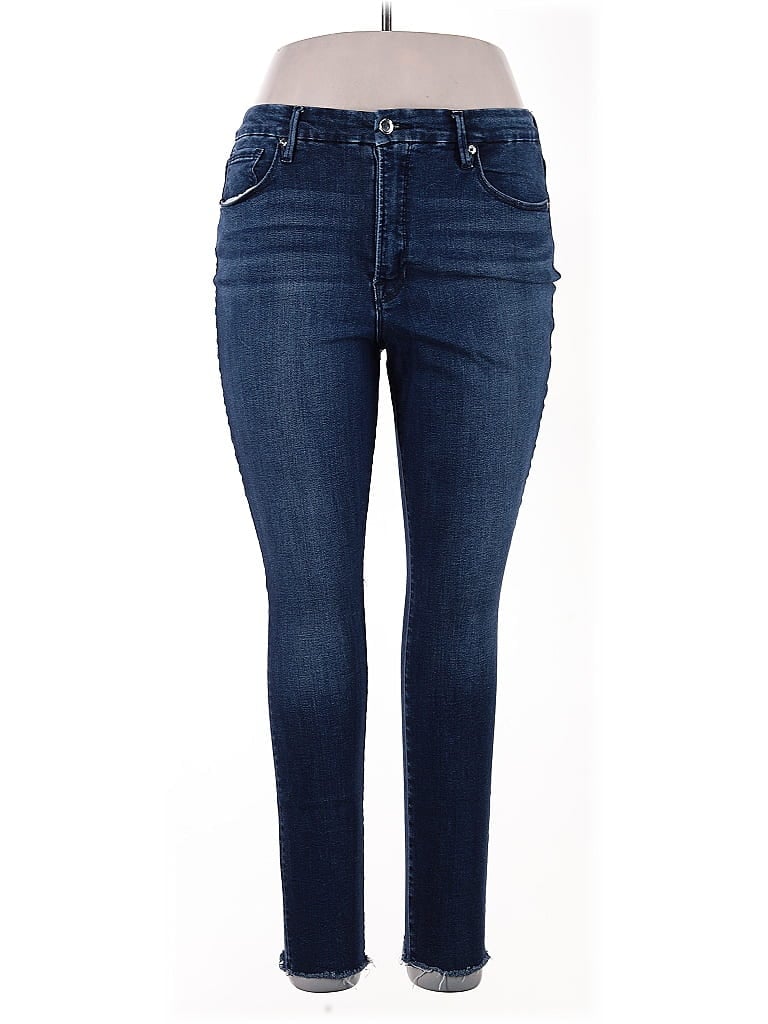 Pre-owned Good American Jeans In Blue