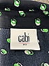 CAbi 100% Polyester Polka Dots Green 3/4 Sleeve Blouse Size XS - photo 7