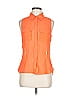 Love Tree 100% Polyester Orange Sleeveless Blouse Size M - photo 1