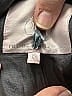 Rebecca Taylor Black Blue Blazer Size 6 - photo 3