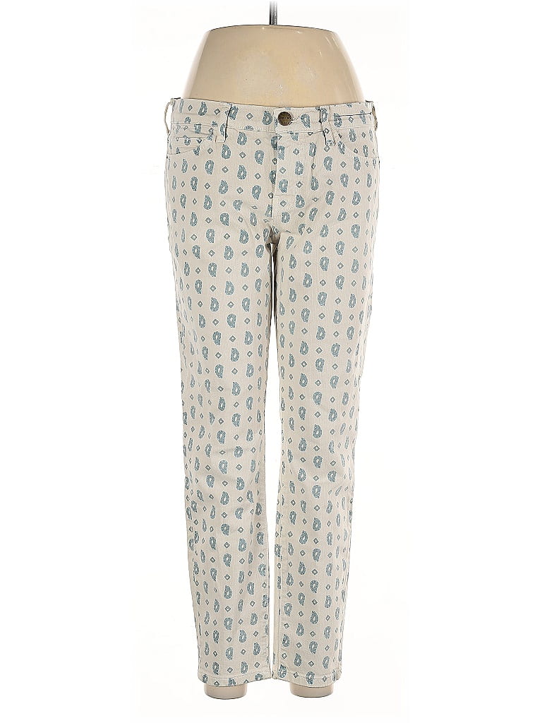 Current/Elliott Print Ivory Jeans Size 29 waist 84 off ThredUp
