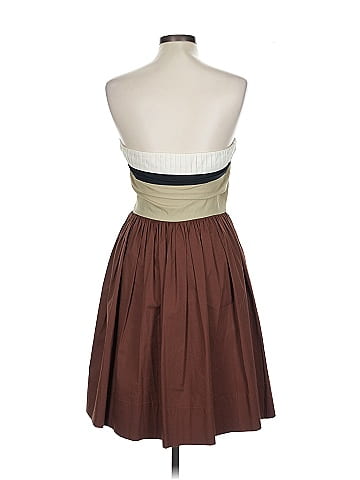 Steve Madden Color Block Brown Casual Dress Size 10