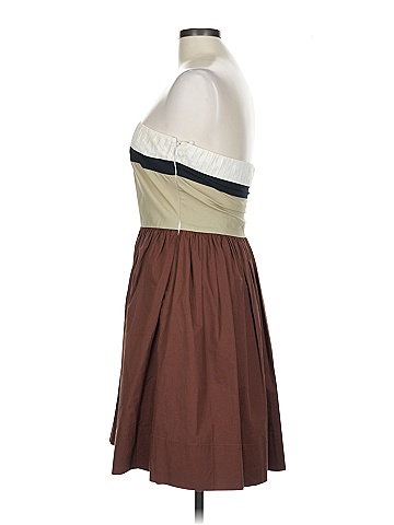 Steve Madden Color Block Brown Casual Dress Size 10