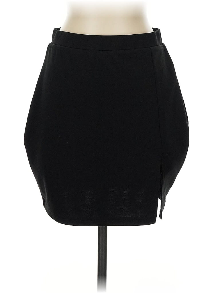 Pre-owned Unbranded Casual Skirt In Black