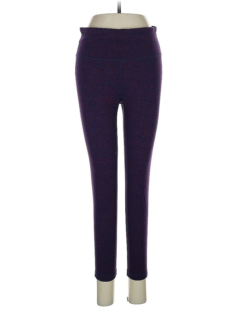 Pre-owned Gap Fit Active Pants In Purple