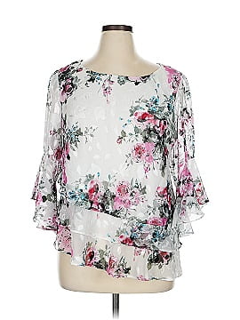 Alex Evenings 3/4 Sleeve Blouse