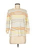 Kinross Orange Gray Silk Pullover Sweater Size M - photo 1