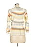 Kinross Orange Gray Silk Pullover Sweater Size M - photo 2