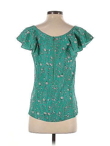 Fei Short Sleeve Silk Top (view 2)