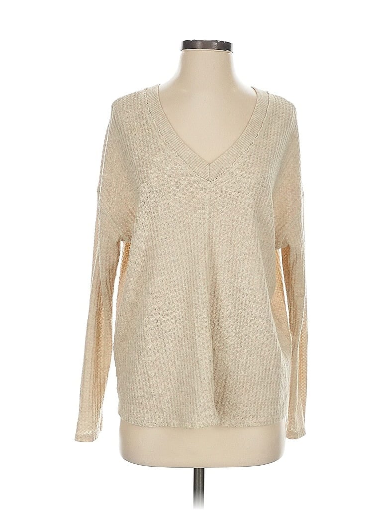 Pre-owned Project Social T Pullover Sweater In Brown