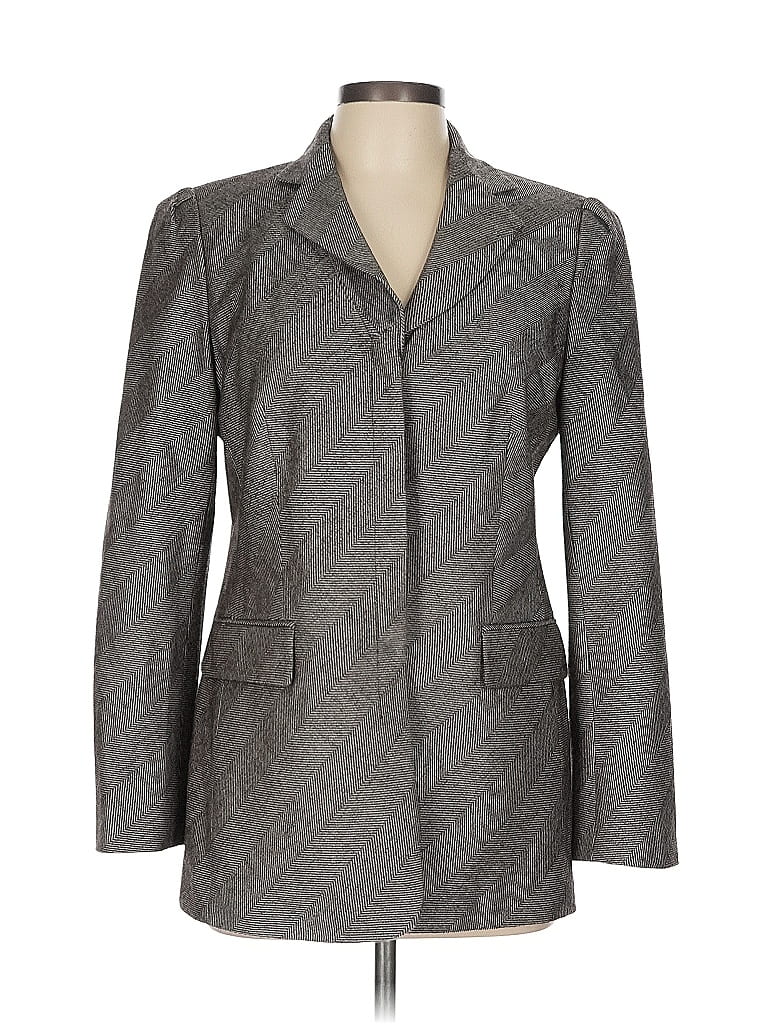 Pre-owned Rena Lange Blazer Jacket In Gray