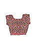 Mini Boden 100% Cotton Floral Pink Sleeveless Blouse Size 11 (big kids) - photo 1