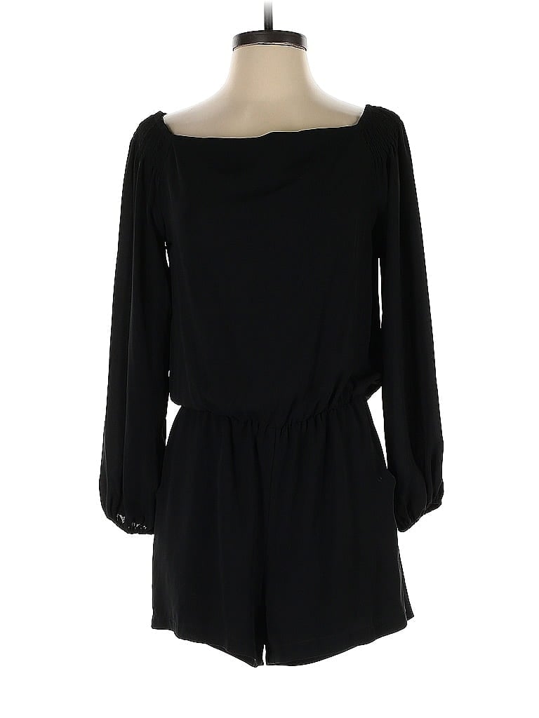 Pre-owned Aqua Romper In Black